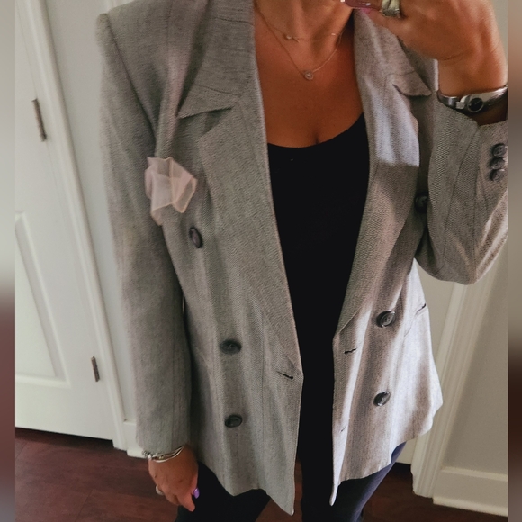 VINTAGE REAR  SUITABLES OVERSIZED BLAZER - Picture 7 of 11